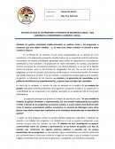 ESTUDIO DE CASO DE UN PROGRAMA O PROYECTO DE DESARROLLO SOCIAL - QUE CONTRIBUYA A COMPRENDER LA GERENCIA SOCIAL