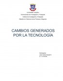 CAMBIOS GENERADOS POR LA TECNOLOGÍA