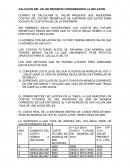 CALCULOS DEL VALOR PRESENTE CONSIDERANDO LA INFLACION