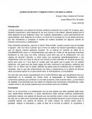 Ensayo critico cadena de favores