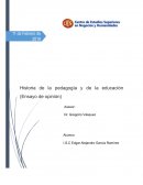 Historia de la pedagogía y de la educación