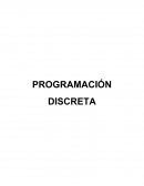 PROGRAMACIÓN DISCRETA