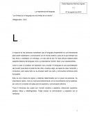 La importancia del Lenguaje