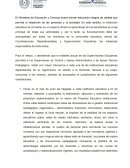 Orientaciones visita a instituciones educativas