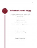 Inteligencia emocional y la modificacion conductuall