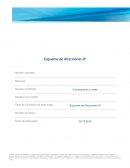 Esquema de direcciones IP