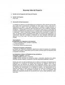 Resumen idea de proyectos - UVM