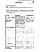 Reporte de actividades realizadas a alumnos mentoriados periodo 2019 – I