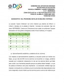 DIAGNOSTICO DEL PROGRAMA ESCOLAR DE MEJORA CONTINUA