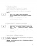 Planeación de Auditoria