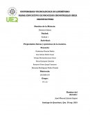 Actividad: Propiedades físicas y químicas de la materia