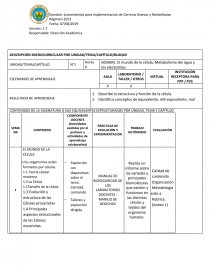 Planificacion microcurricular. PROYECTO INTEGRADOR DE SABERES: (SI CORRESPONDIERA) CONOCIENDO MI ENTORNO. Página 6