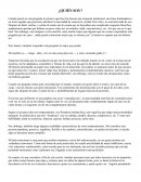 Ejemplo de ¿Quién soy?