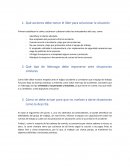 Qué acciones debe tomar el líder para solucionar la situación