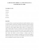 LA REVOLUCION LIBERAL Y LA INFLUENCIAS EN LA ECONOMIA DE ECUADOR
