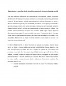 Importancia y contribución de la política monetaria al desarrollo empresarial