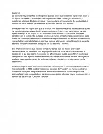 ESCRITURA JEROGLIFICA. Página 1