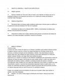 OBJETIVO GENERAL Y OBJETIVOS ESPECÍFICOS