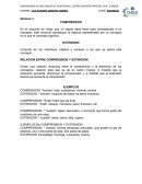 RELACION ENTRE COMPRENSION Y EXTENSION