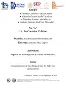 Cumplimiento de obligaciones ISR