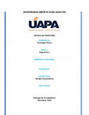 Psicología Clínica “Terapia psicoanalítica resistencia”
