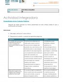 Actividad integradora. Generalidades de los cuidados paliativos