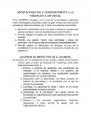 APORTACIONES DEL E-LEARNING FRENTE A LA FORMACIÓN A DISTANCIA