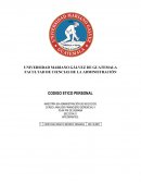 ANALISIS DE SENSIBILIDAD CODIGO ETICO PERSONAL