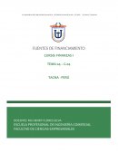 Fuentes de financiación