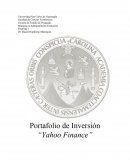 Que es un portafolio de inversiones