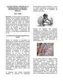LECTURA CRÍTICA: HISTORIA DE LA FARMACOGNOSIA, ORIGENES Y RELACION CON LAS CIENCIAS MÉDICAS
