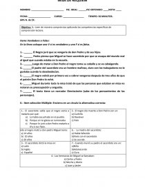 PRUEBA ESCRITA “MISA DE REQUIEM”. Página 1