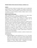 WILHELMY, Manfred. Política internacional. Enfoques y realidades. Cap.7