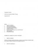 Cooperativa Comercio Informe de la Unidad de Calidad y Procesos