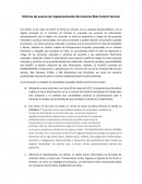 Informe de avance de implementación del sistema Risk Control Service