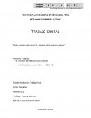 Análisis del cuento “La muerte tenía nuestros dedos”