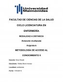 PRIMER TP TERCER CUATRIMESTRE. LIC EN ENFERMERIA A DISTANCIA