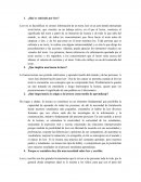 ¿Qué se entiende por leer? ¿Que implica una buena lectura?