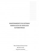 Hidraulica. El mantenimiento de un sistema hidráulico
