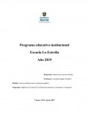 Programa educativо institucional Escuela La Estrella
