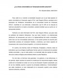 ¿La crisis universitaria tendrá solución?