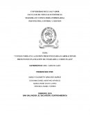 Consultoría en la gestión presupuestaria elaboración de presupuesto planeación de utilidades a corto plazo