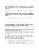 Ensayo literario sobre la muerte y la soledad