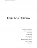 ¿Qué es el equilibrio químico?
