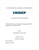 Detección del trato que brindan los trabajadores del DIF Cananea para la asistencia social