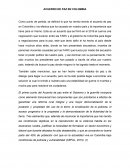 Acuerdo de paz en colombia 2019