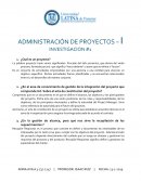 Que Administración de Proyectos