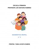 DIAGNÓSTICO GRUPAL CICLO ESCOLAR 2019-2020