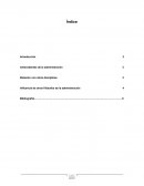 ANTECEDENTES DE LA ADMINISTRACION