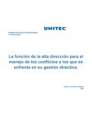 Alta dirección y liderazgo